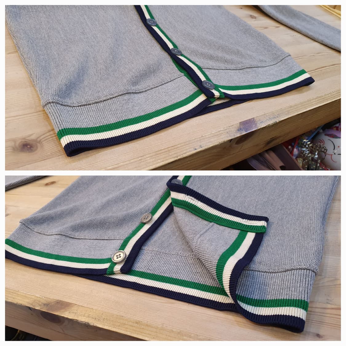 95.라코스테 라인 가디건 상품이미지6