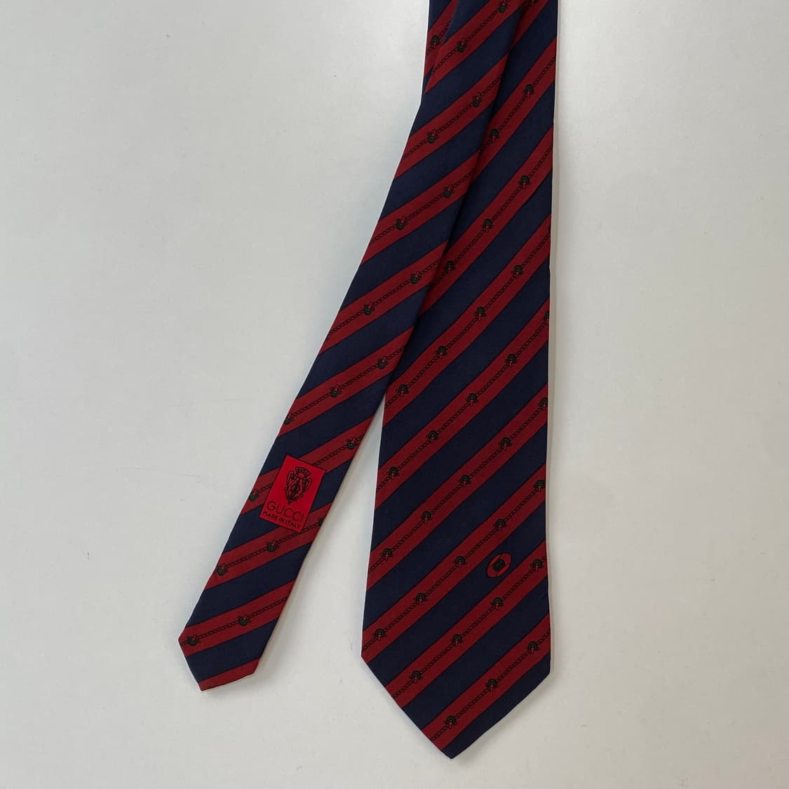 구찌(GUCCI) 심플로고 명품 정품 넥타이 7.8cm 상품이미지2