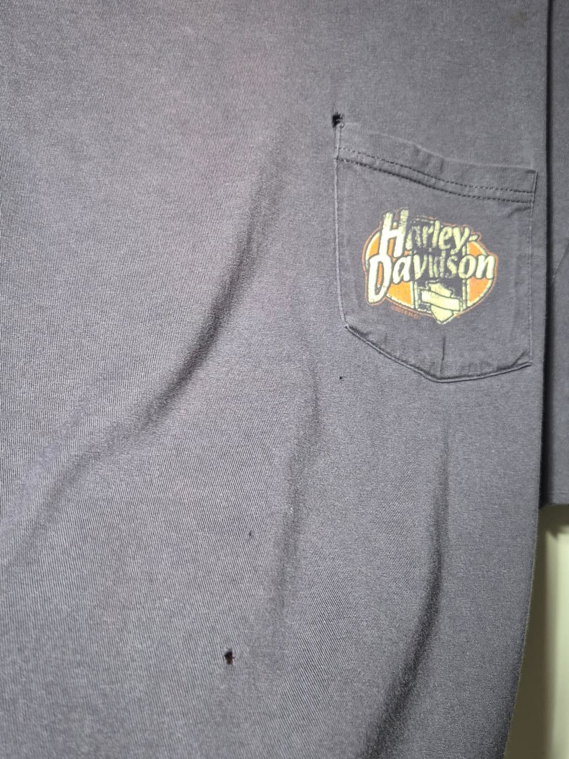 Harley Davidson Pocket T-Shirts Navy 상품이미지4