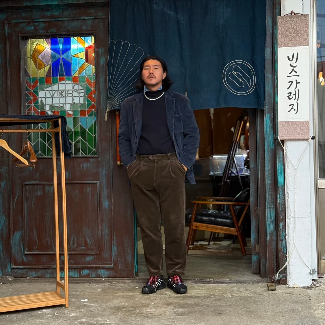 레노마 코듀로이 테일러드 자켓 100-103 상품이미지7