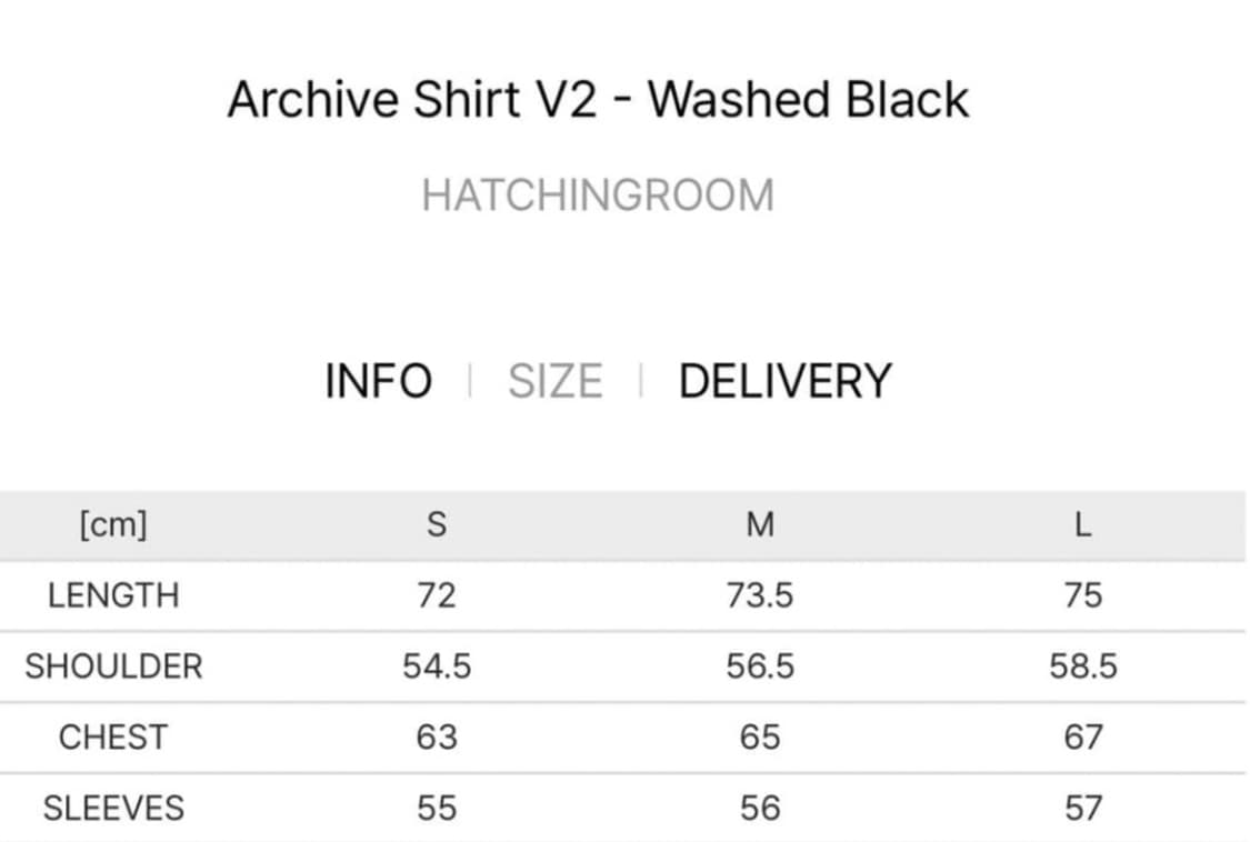 Archive shirts V2 washed black 상품이미지3