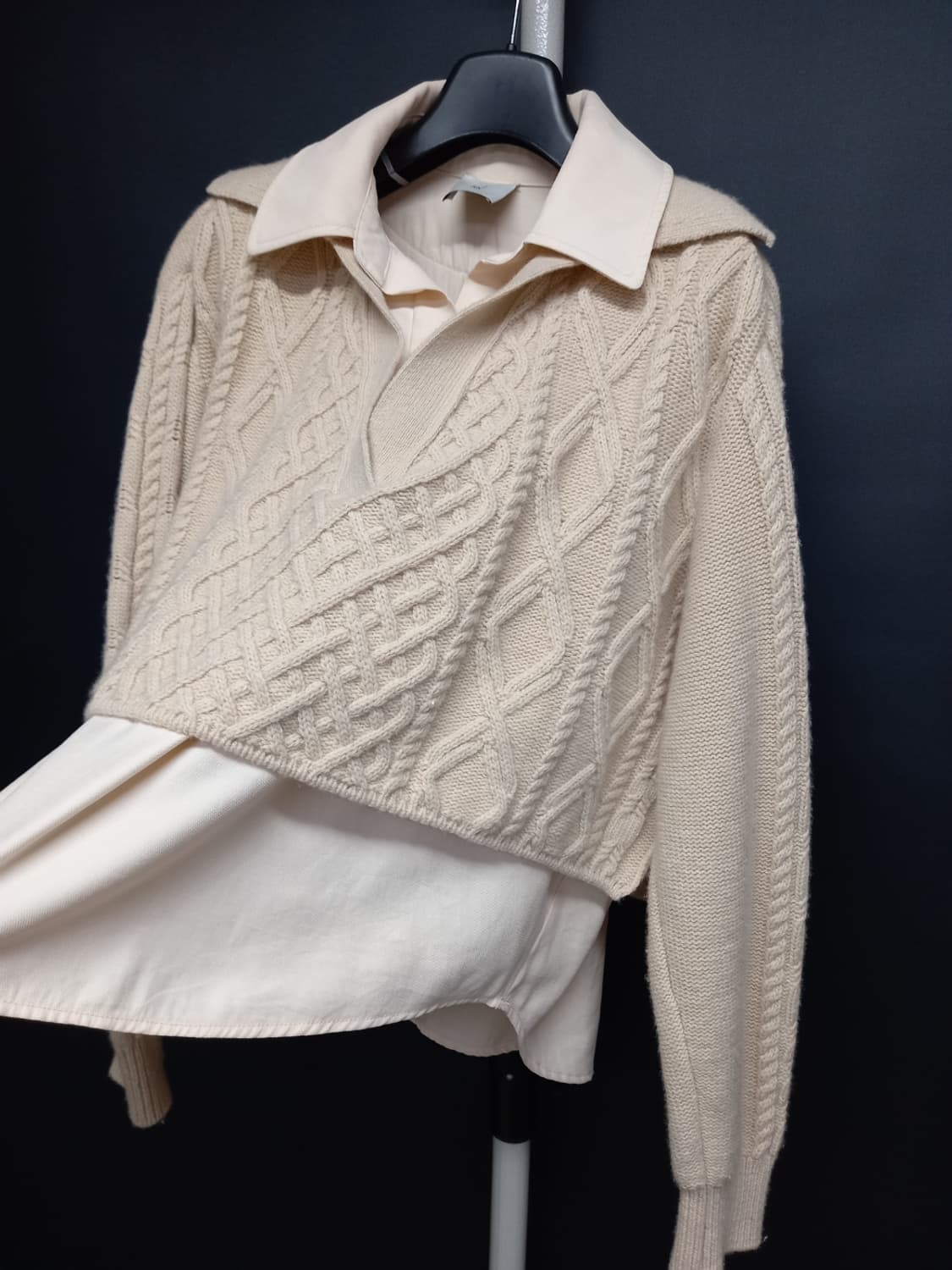 오즈세컨 춘추 블라우스 레이어링 니트 66.55 상품이미지4