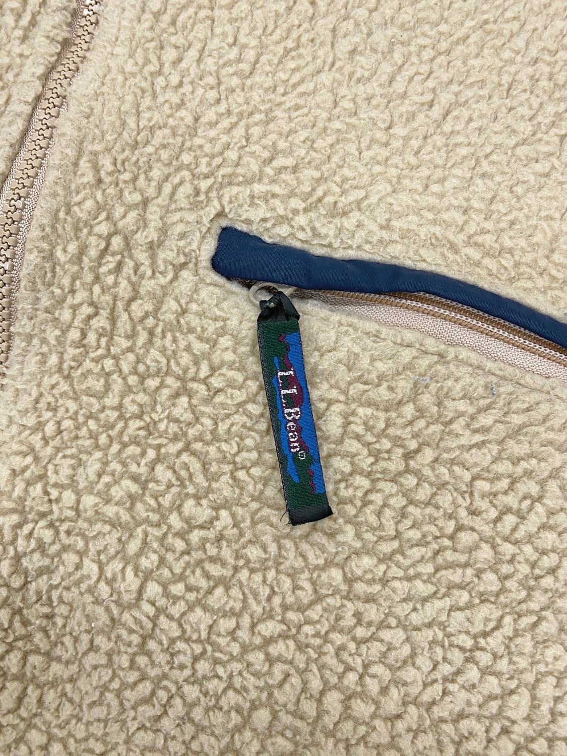 8-90’s 엘엘빈 플리스 하프집업 풀오버  상품이미지5