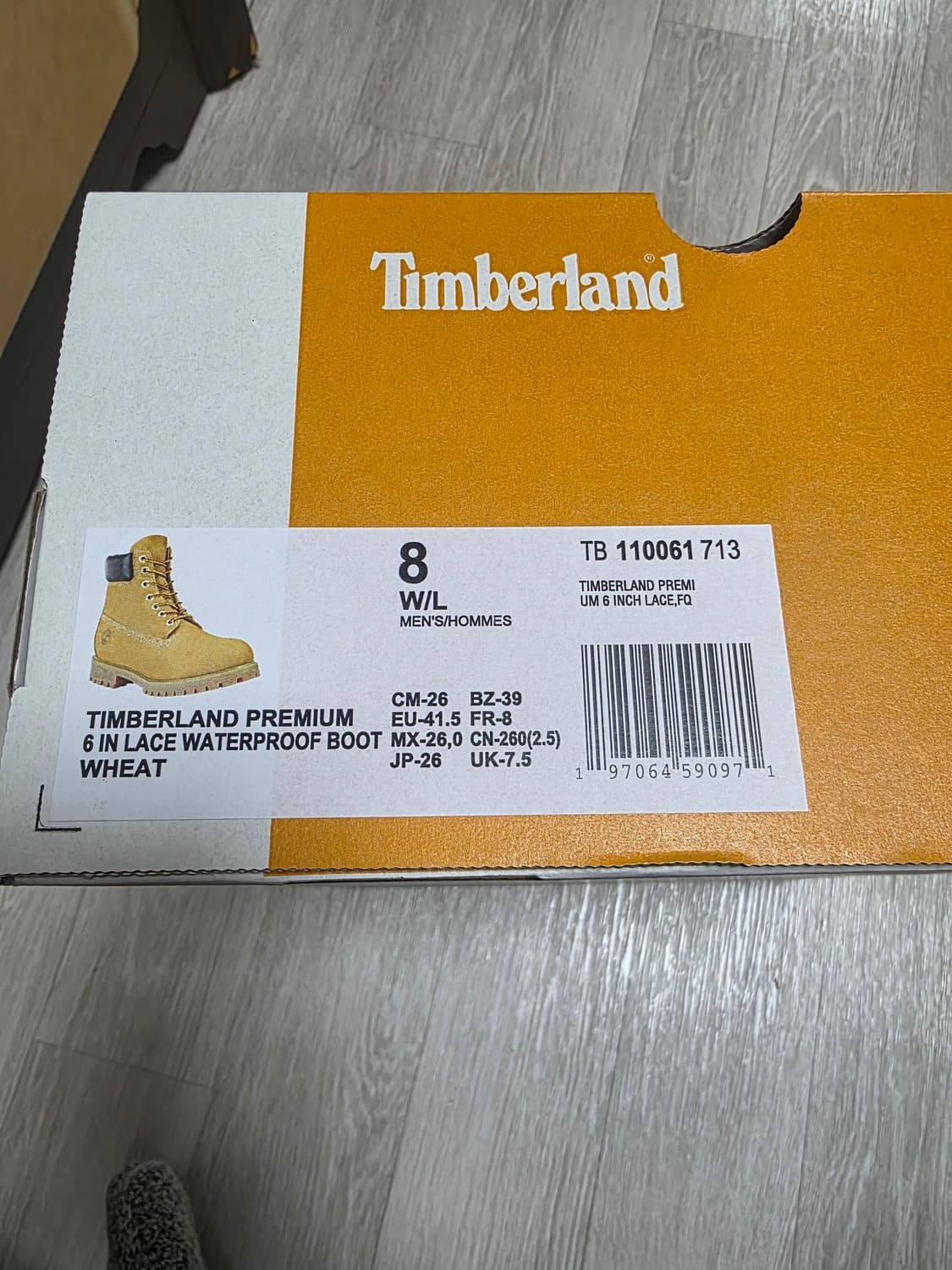 팀버랜드 6인치 워터프루프 프리미엄부츠(260~265) 상품이미지10