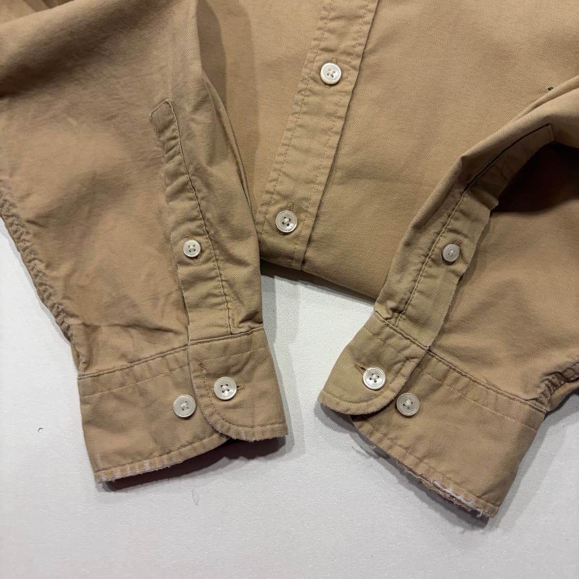 [L] 빈폴 에센셜 오리지널 베이지색 남방 셔츠 C860 상품이미지7