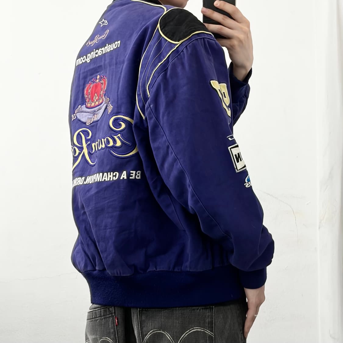 제프해밀턴 나스카 Crown Royal 레이싱 자켓 상품이미지3
