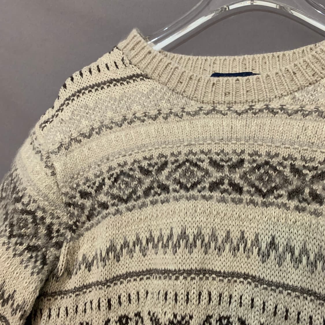 L 폴로랄프로렌 신형 QR택 여성 페어아일 울 니트 상품이미지4