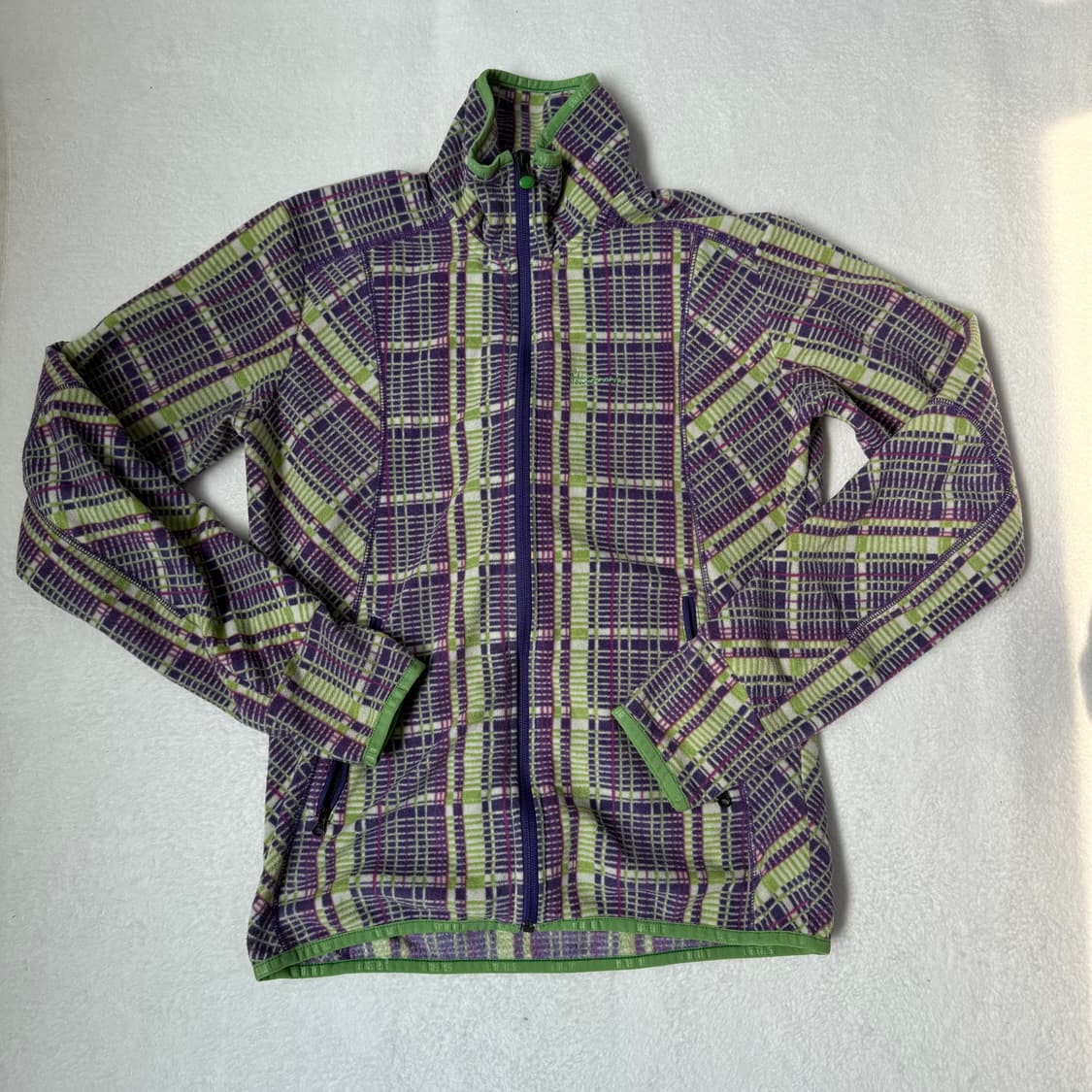 M 살레와 체크패턴 플리스 자켓 0310T 상품이미지1