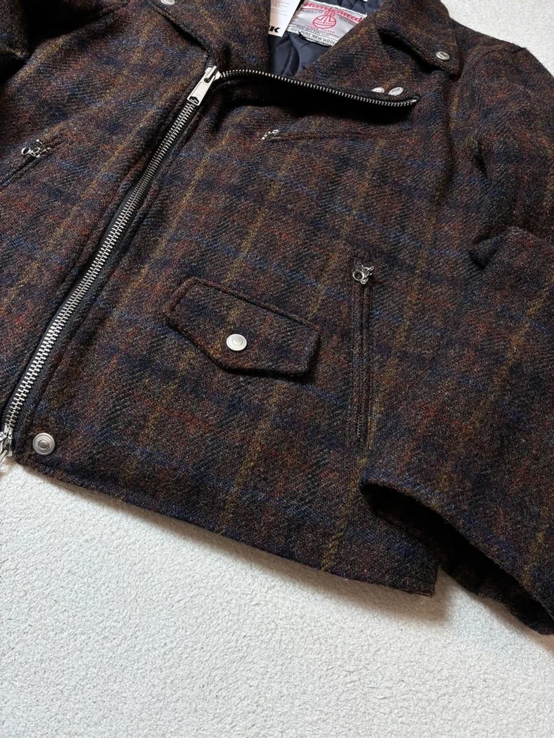 클로모르 스토너웨이 x 해리스트위드 울 라이더 자켓 PN8034 상품이미지3