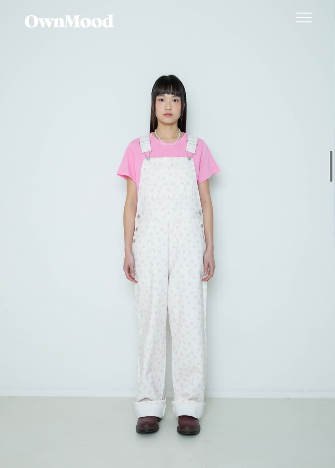 Ownmood [12th] Vintage flower overall 상품이미지1