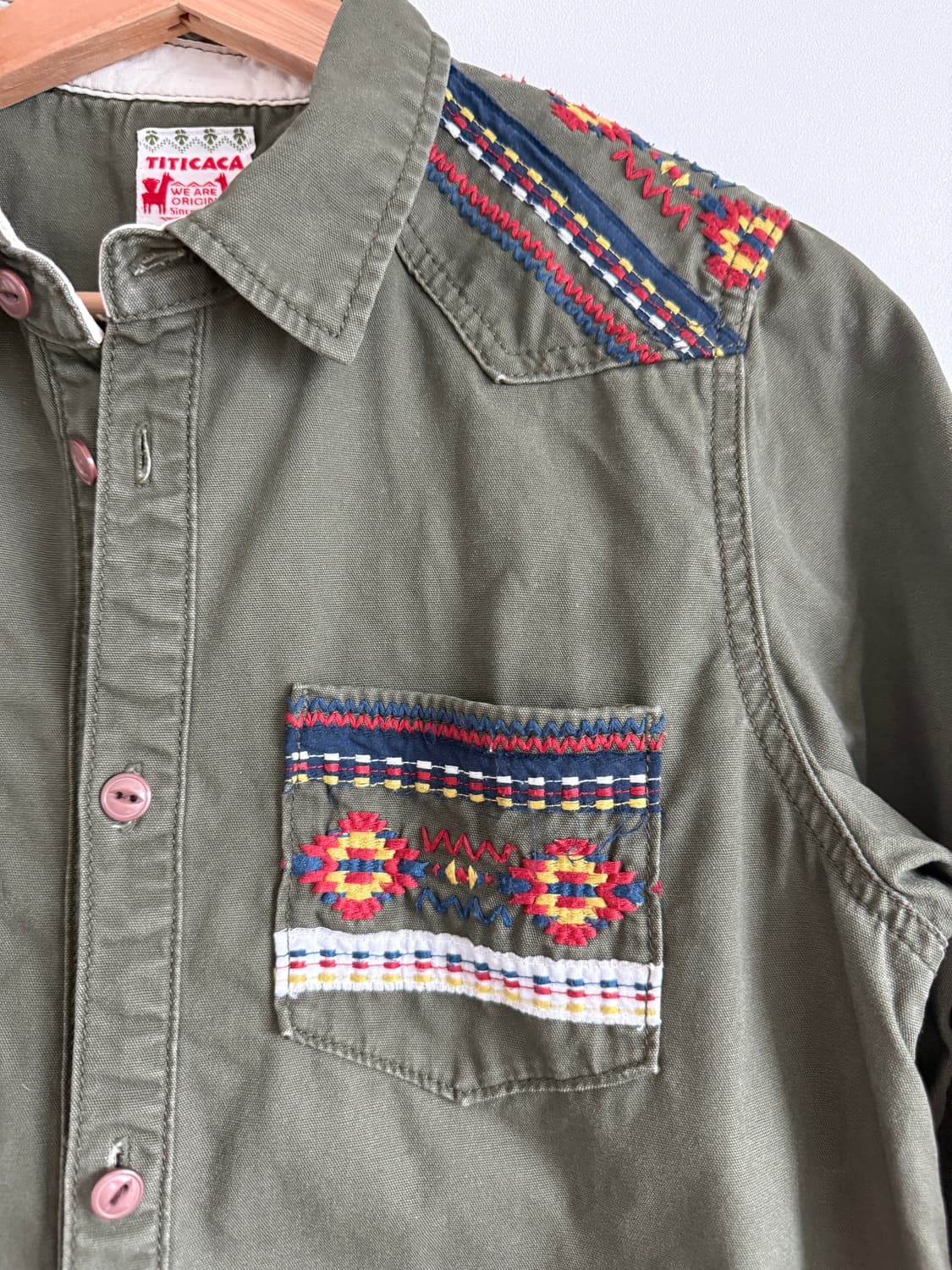 티티카카(TITICACA) 에스닉 셔츠 원피스 상품이미지3