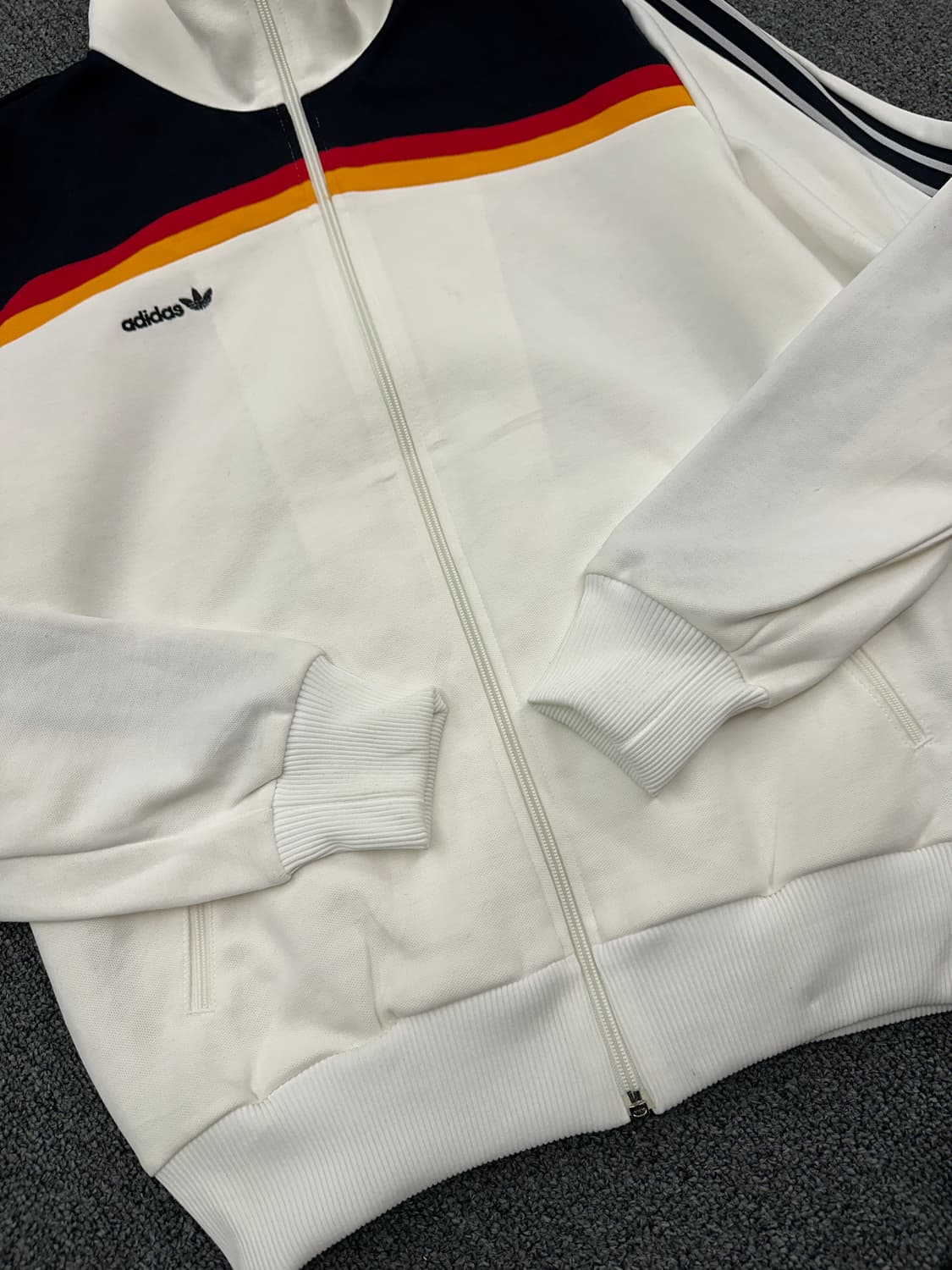 80s 아디다스 독일 서독 져지 집업 상품이미지4