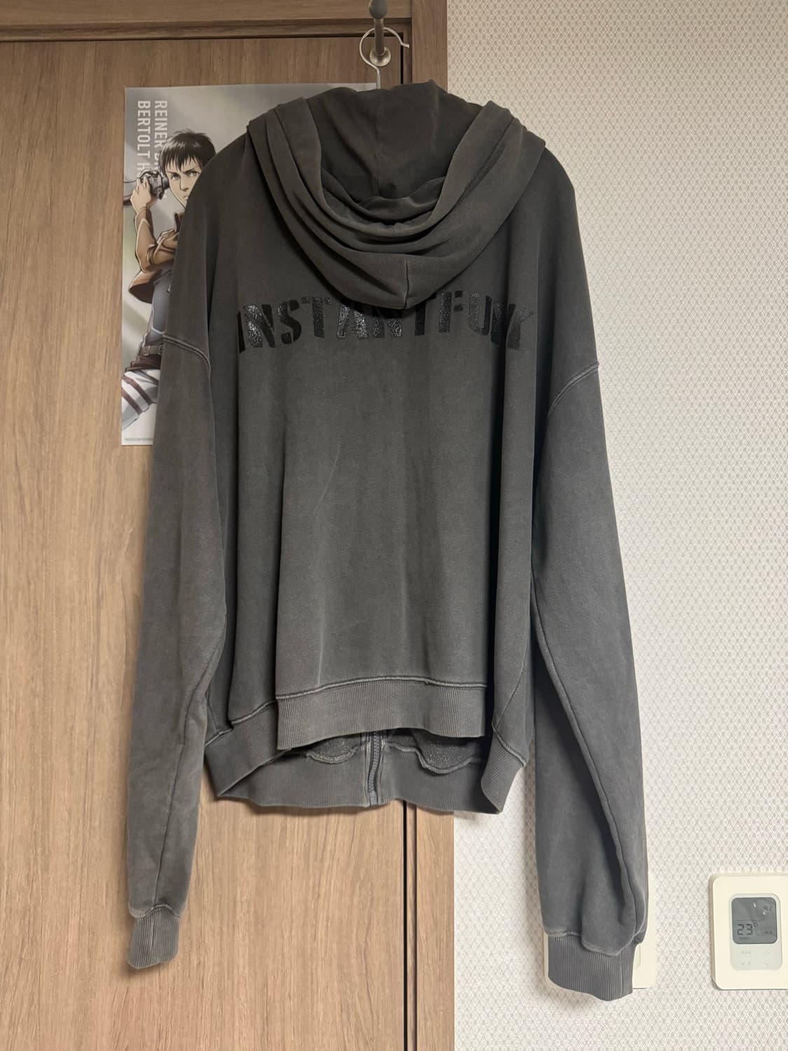 인스턴트펑크 피그먼트 다잉 후드집업 상품이미지1