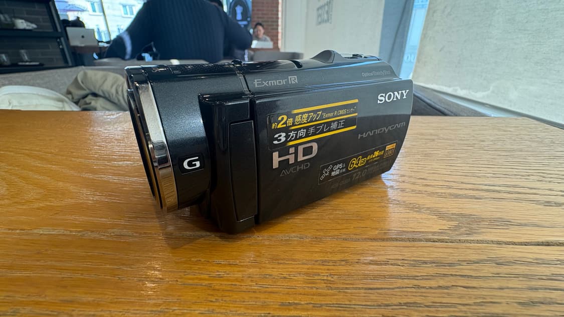Sony hdr cx 520v (희귀 매물) 캐논,소니 색감 동시 가능! 상품이미지1