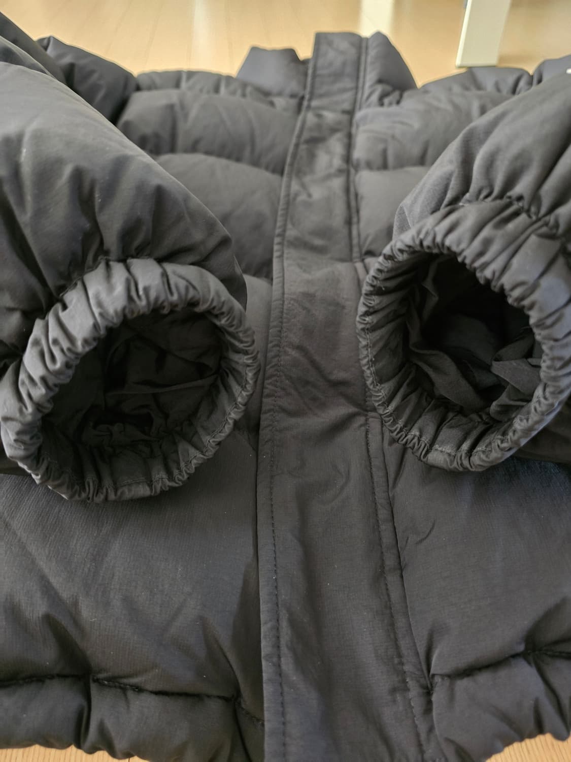 스투시 립스탑 다운 퍼퍼 자켓 블랙 22FW 상품이미지7