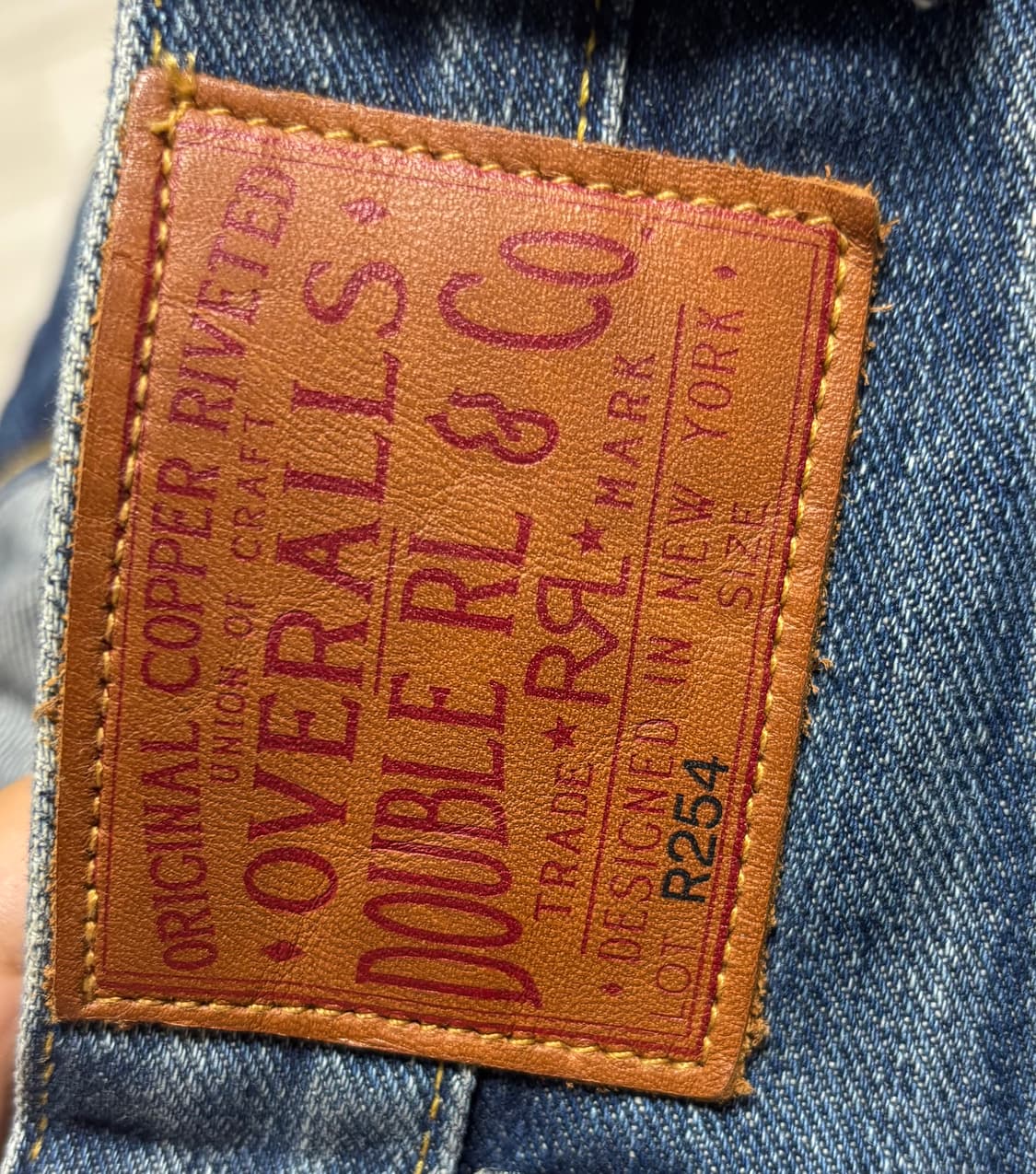 RRL 스트레이트 핏 브레이턴 디스트레스드 진 브레이턴 워시 상품이미지6