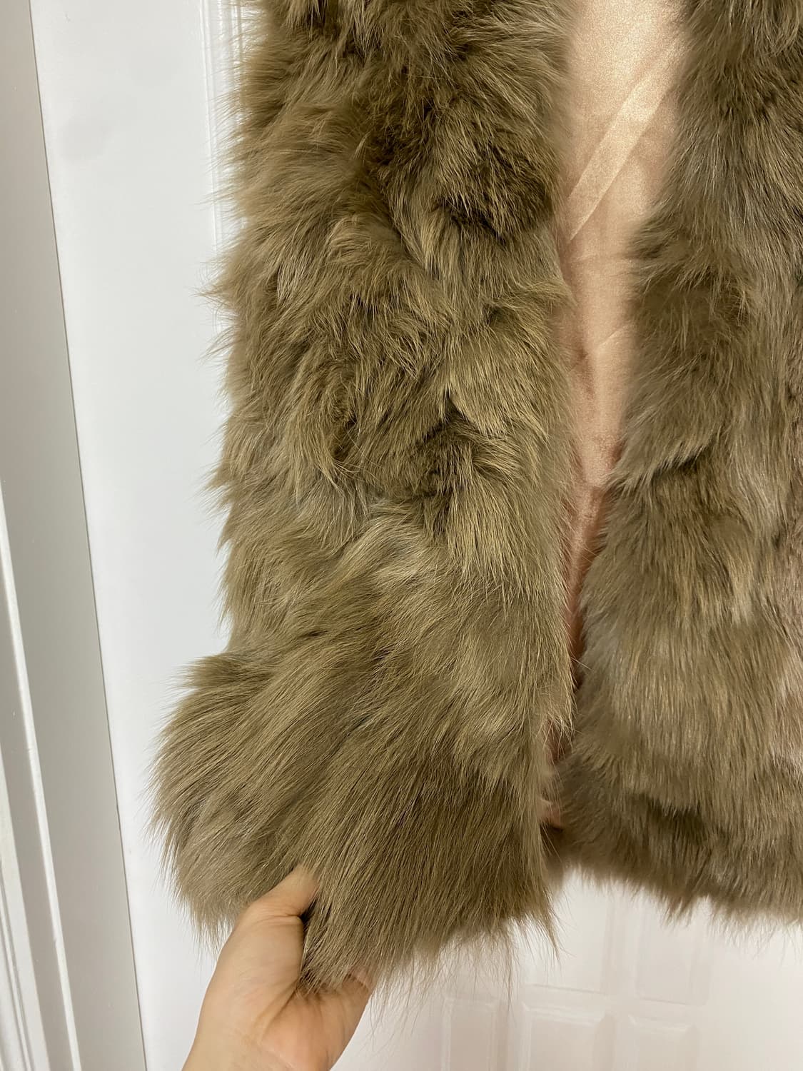 갸루girl st 퍼 조끼 상품이미지2