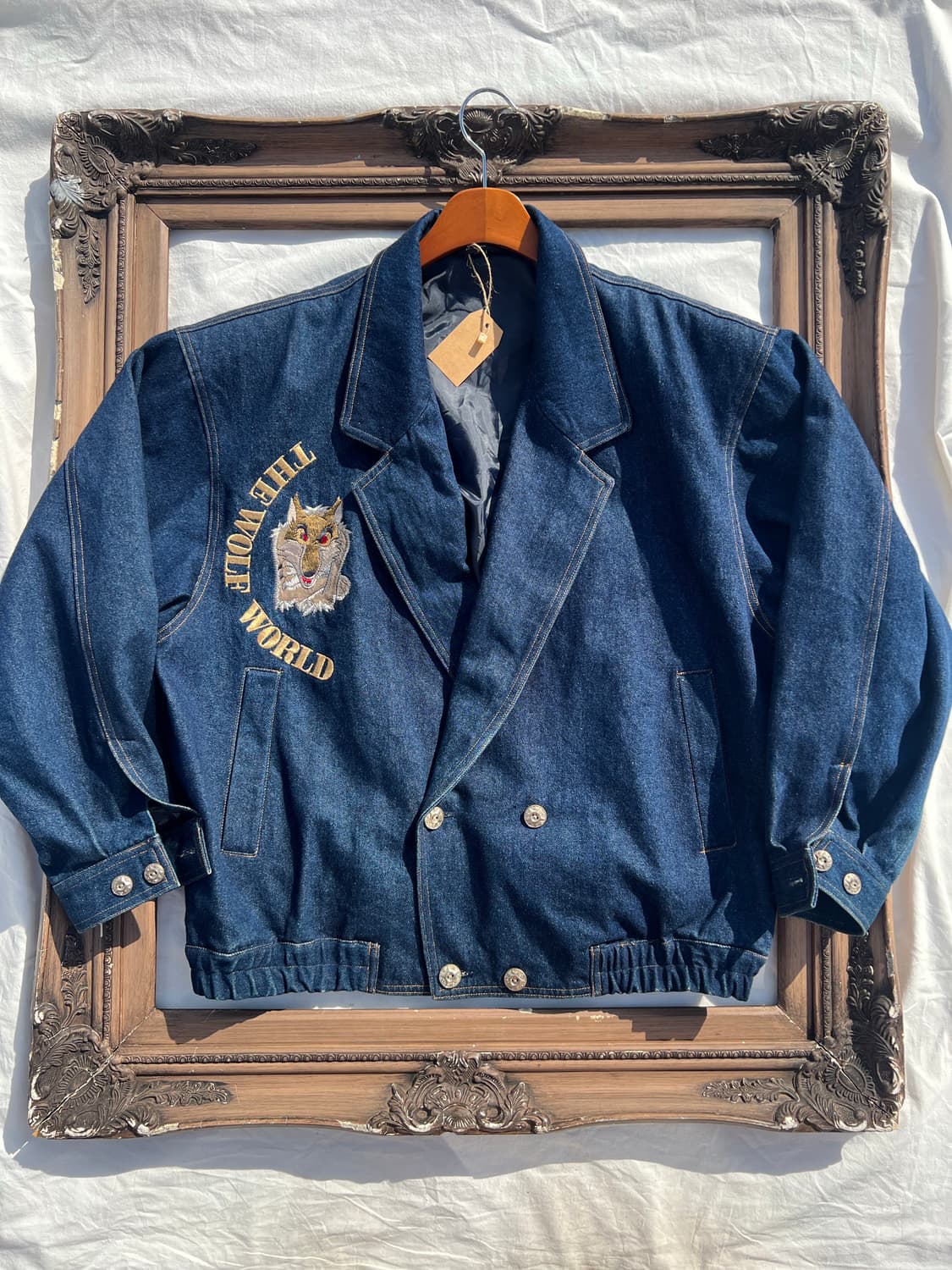 블루종 더블 데님 자켓 상품이미지1