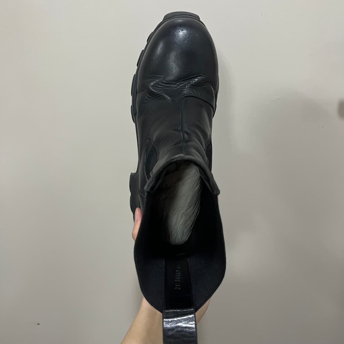 Rick Owens Bozo Beatle Tractor Boots 41 상품이미지5