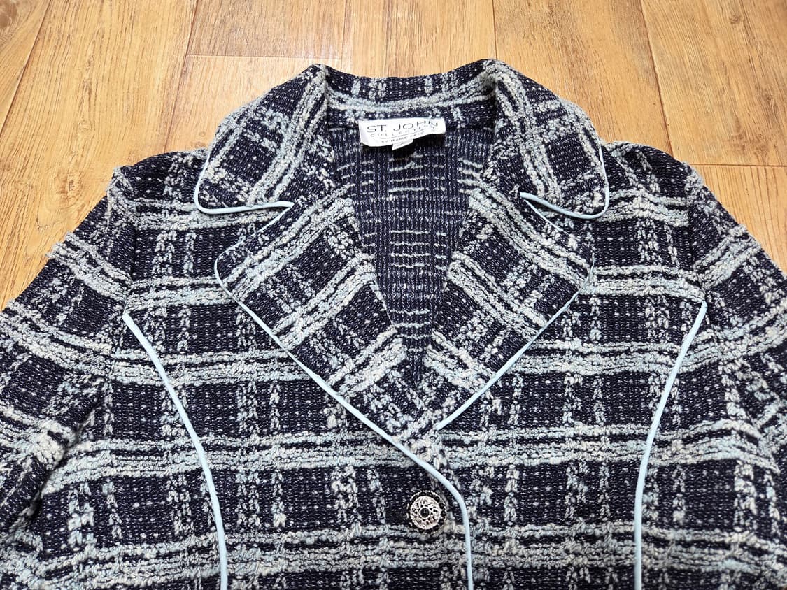 센존(ST.JOHN) 트위드 니트자켓 55 상품이미지3