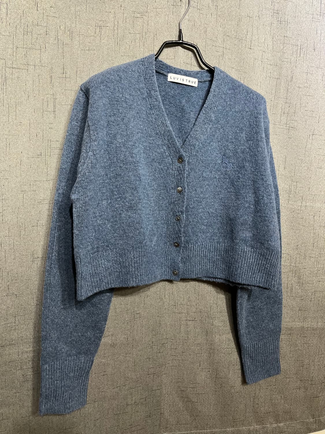 LUVISTRUE 러브이즈트루 크롭 가디건 블루 / FREE 상품이미지2