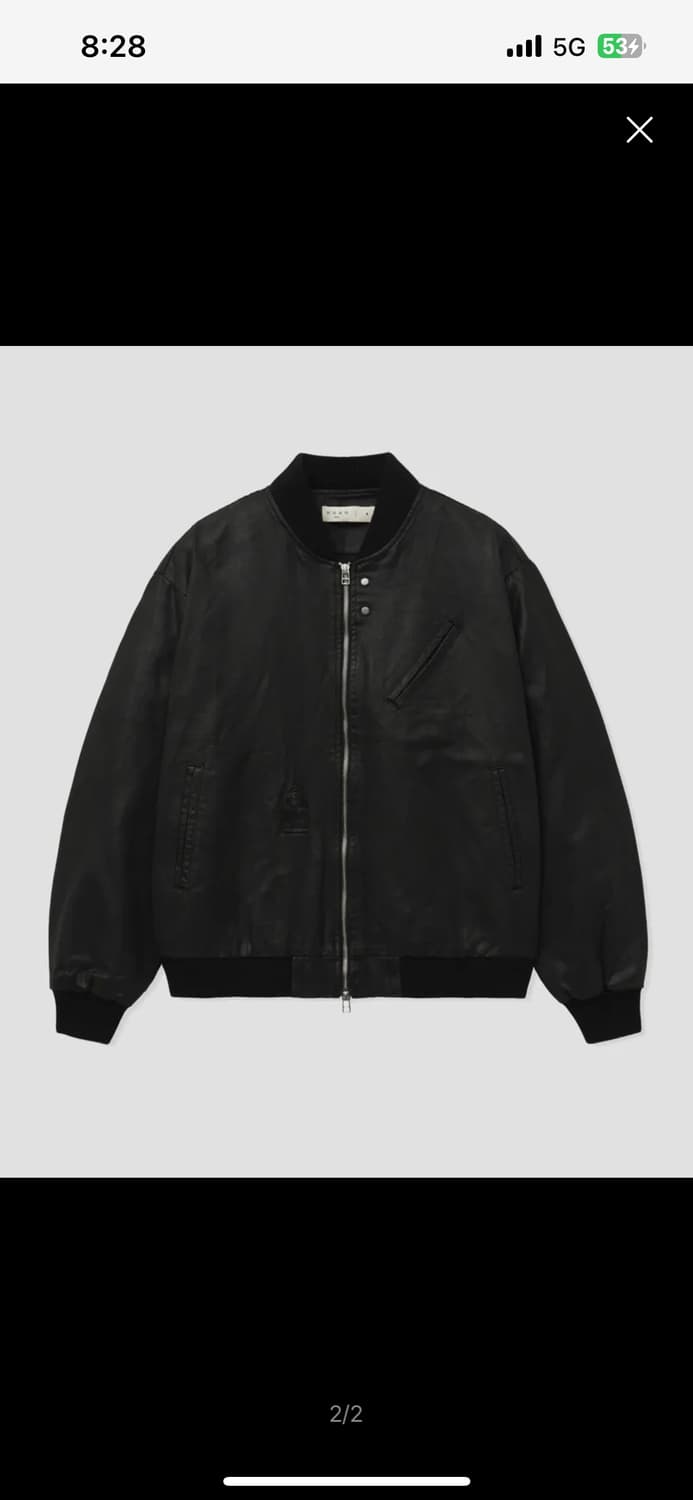 노운 (noun) vintage suede blouson (black) 상품이미지2