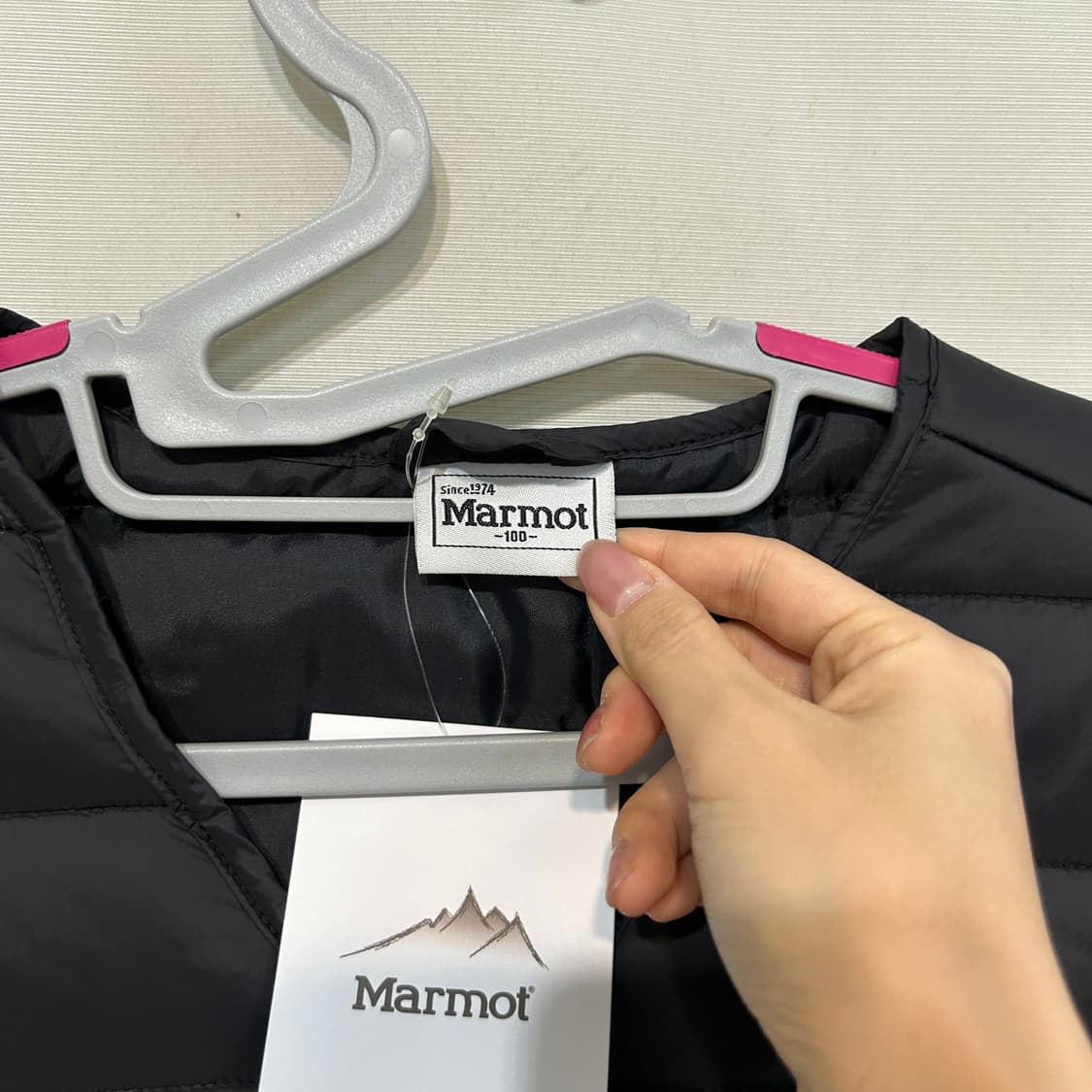 마모트 남성 패딩조끼 100 새상품 상품이미지2