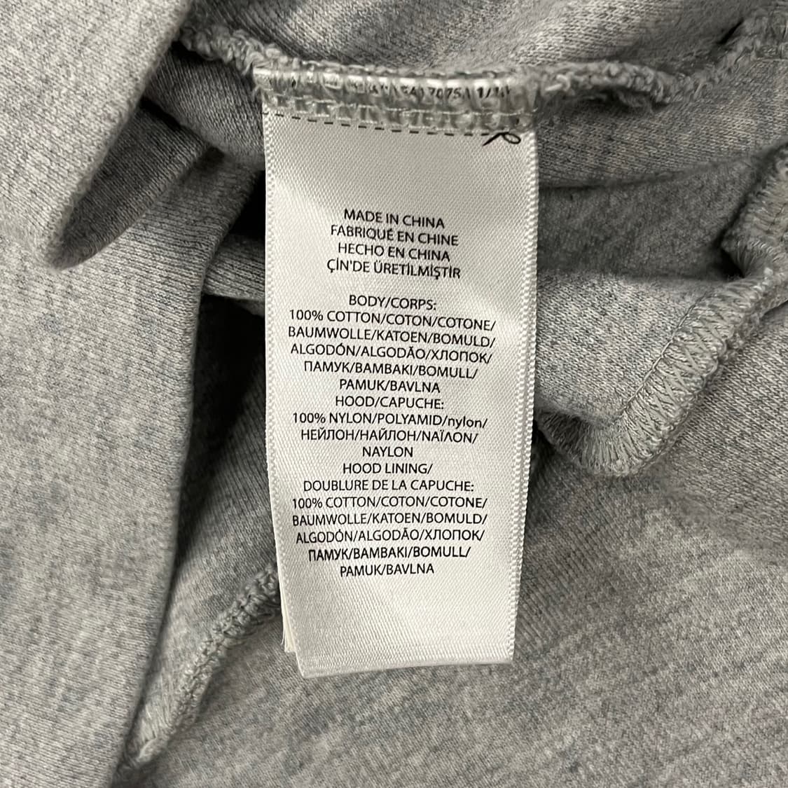 폴로 랄프로렌 회색 그레이 후드집업 상품이미지7