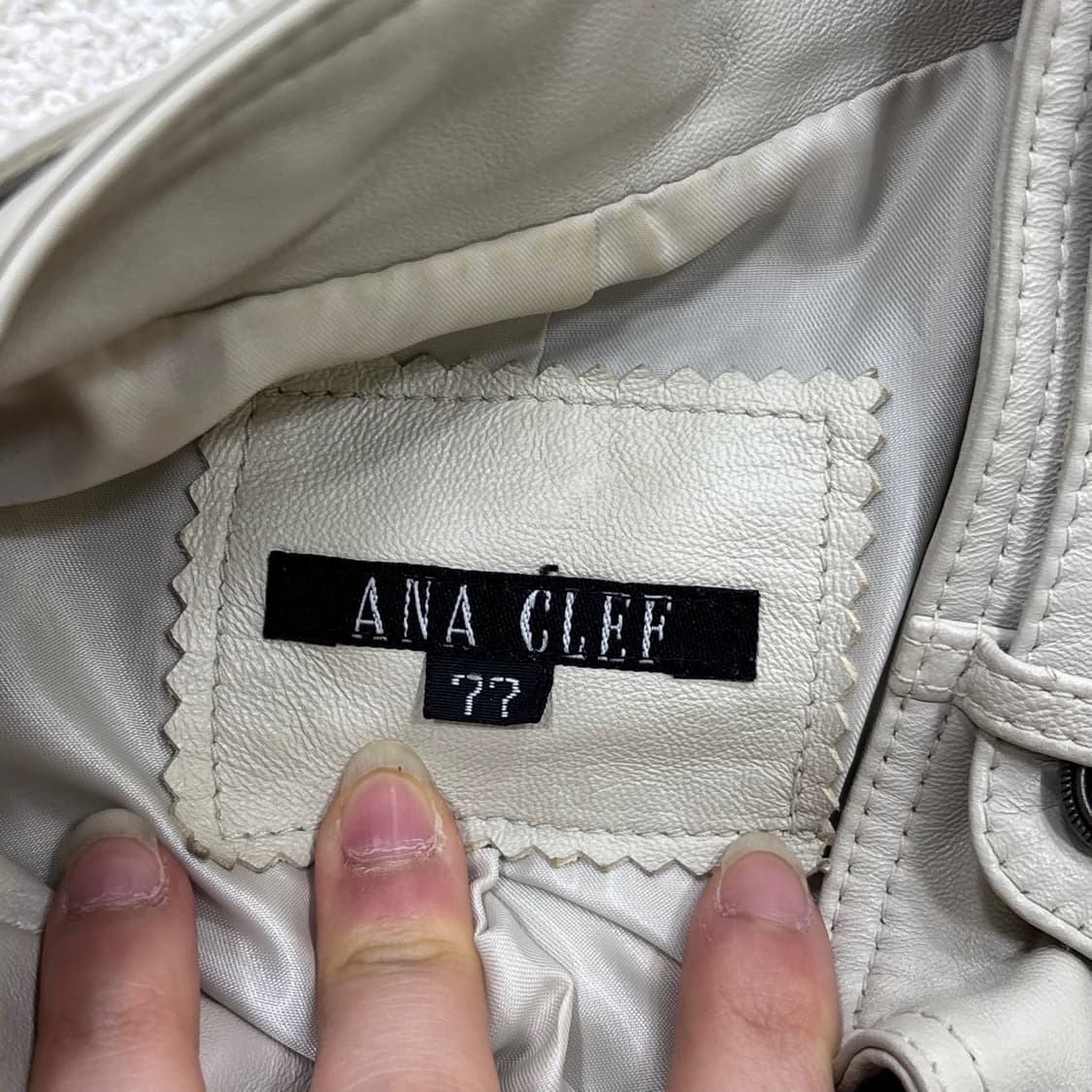 77 아나클레프 여성 양가죽 자켓 0401E 상품이미지3