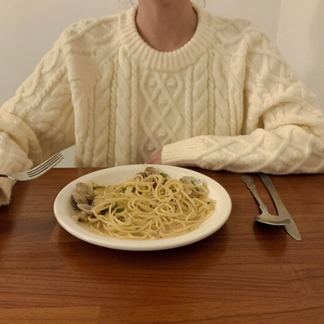 니어웨어 꽈배기니트 (아이보리) 26000 상품이미지1