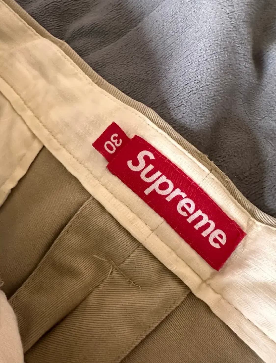 30) 슈프림 치노 팬츠 탄(tan) - 24fw 상품이미지4