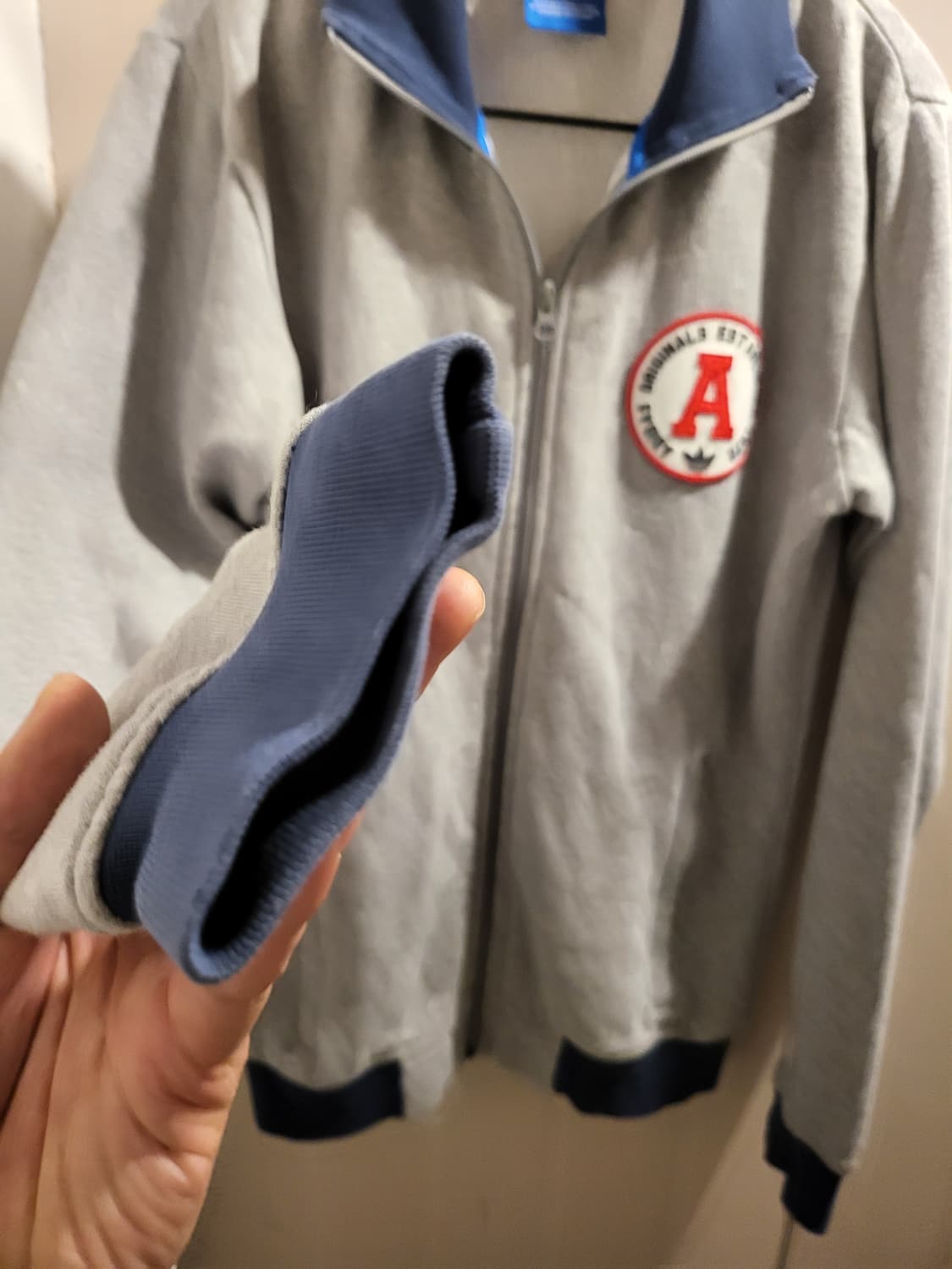 아디다스 기모 져지 100사이즈 상품이미지3