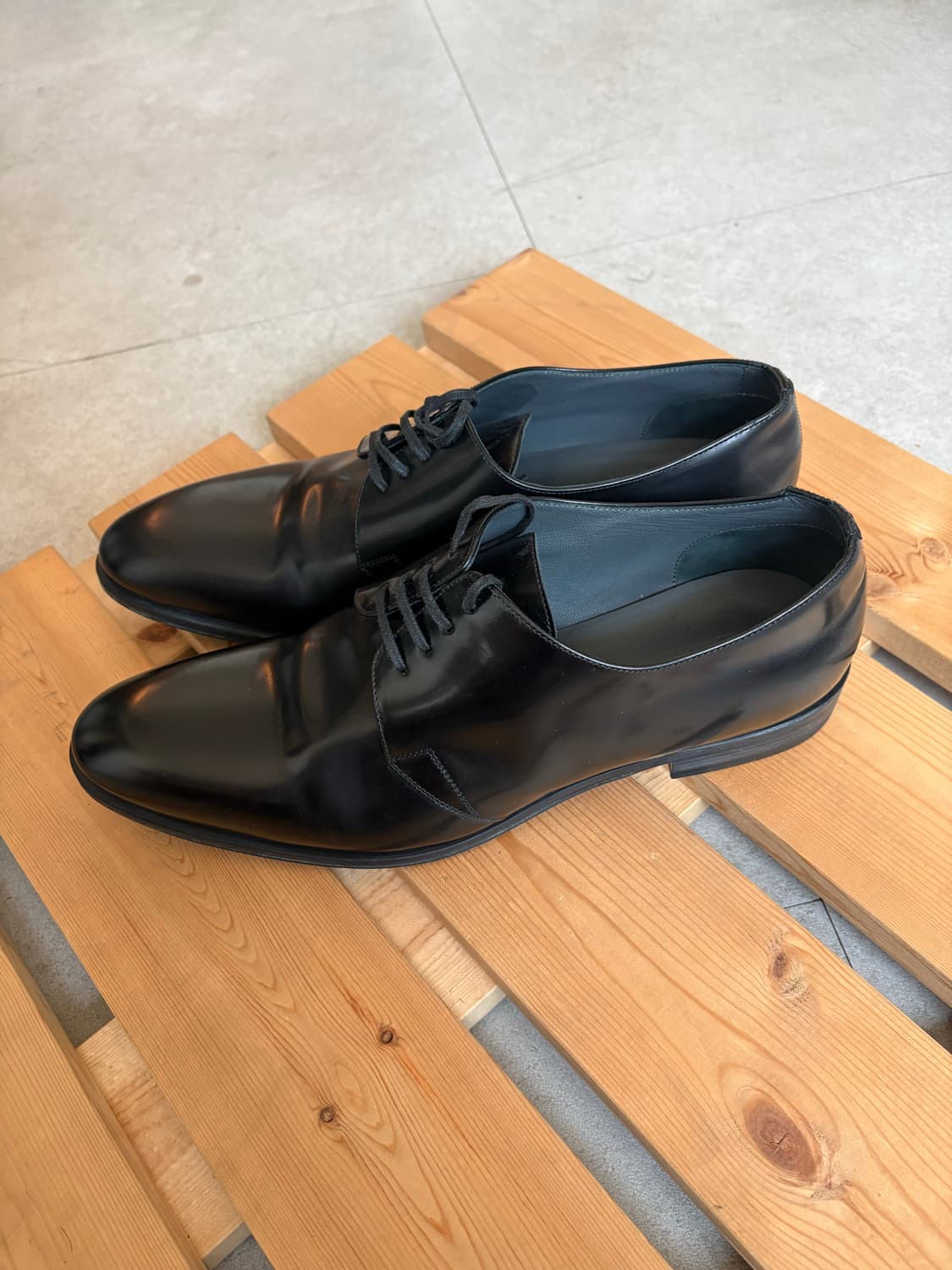 디올옴므 플레인 토 더비슈즈 42사이즈 상품이미지2