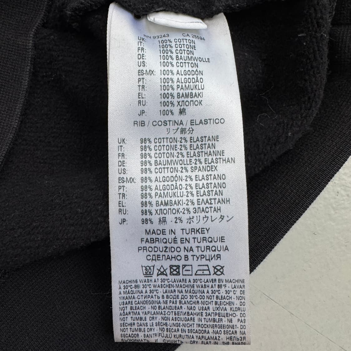 디젤 블랙골드 후드티 상품이미지6