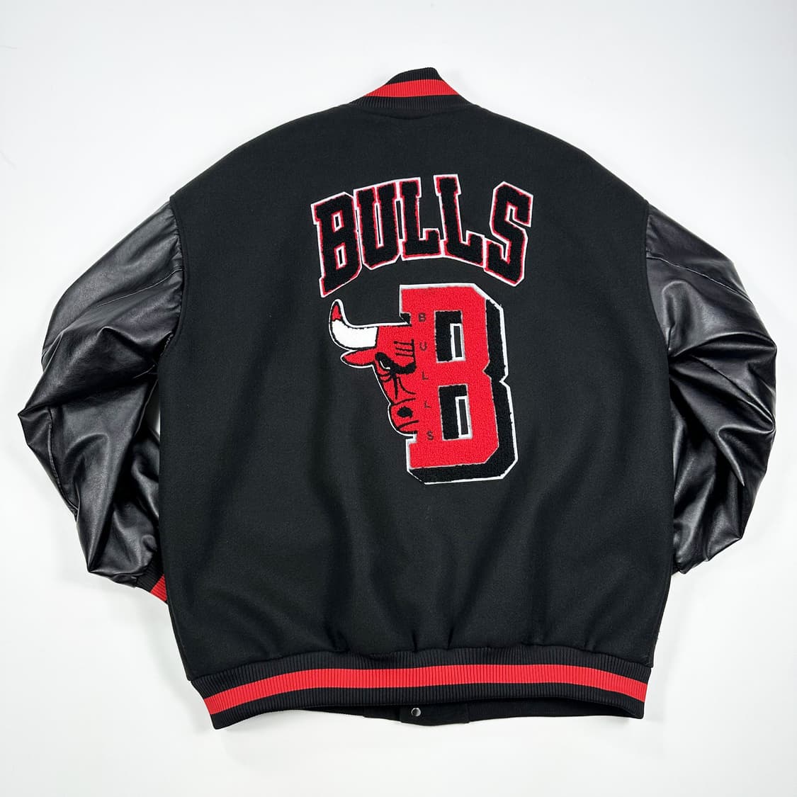 VTG 빈티지 NBA 시카고불스 모직 바시티자켓 XL 상품이미지3