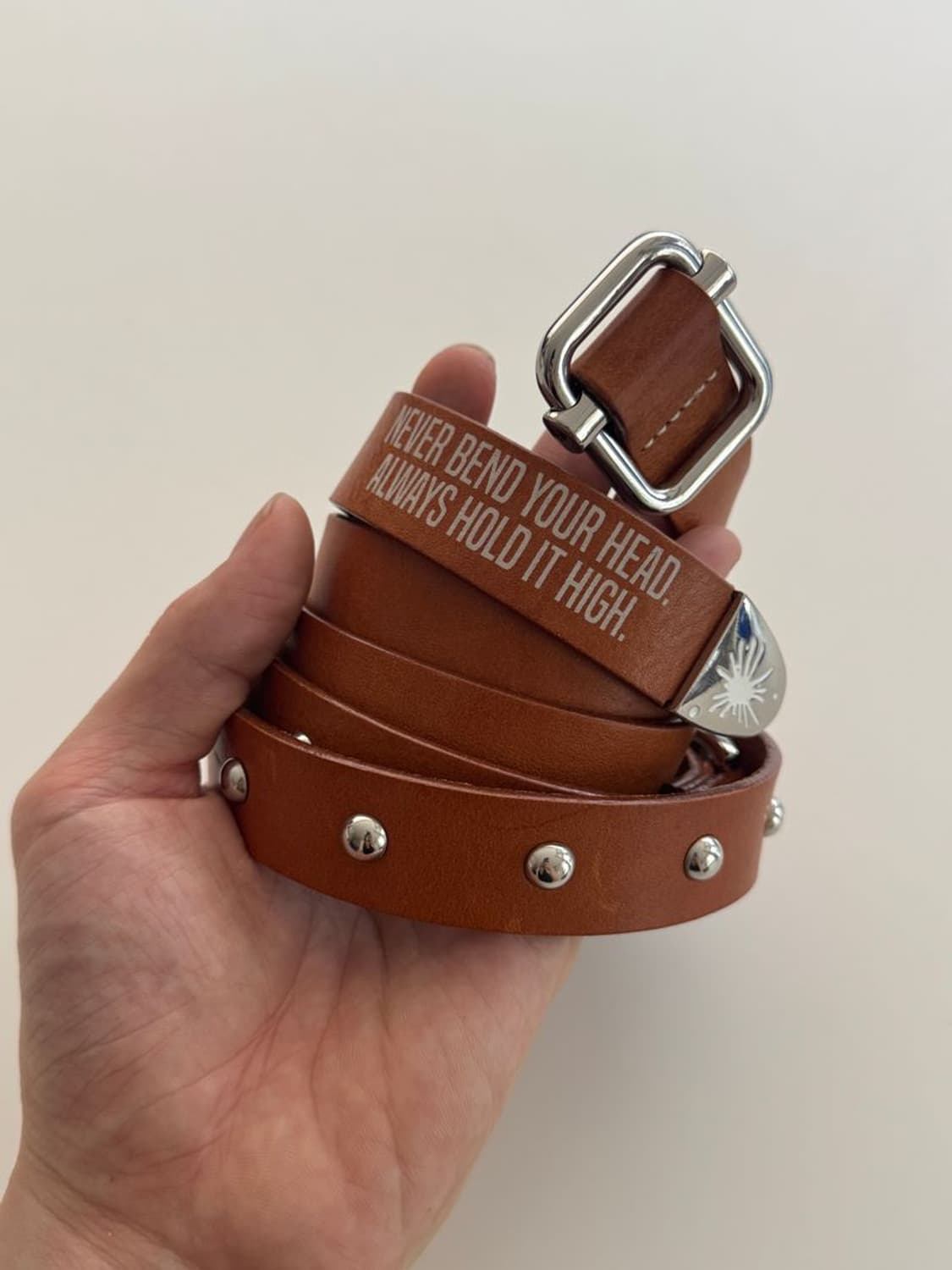 LEATHER NARROW BELT 가죽 좁은 벨트 상품이미지2
