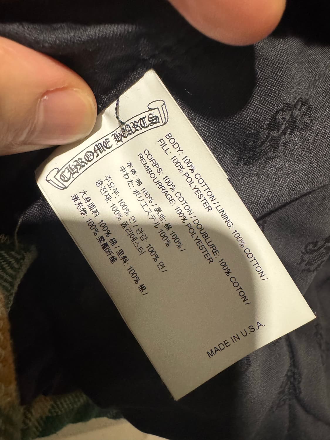 m 크롬하츠 플란넬 셔츠 자켓 상품이미지5