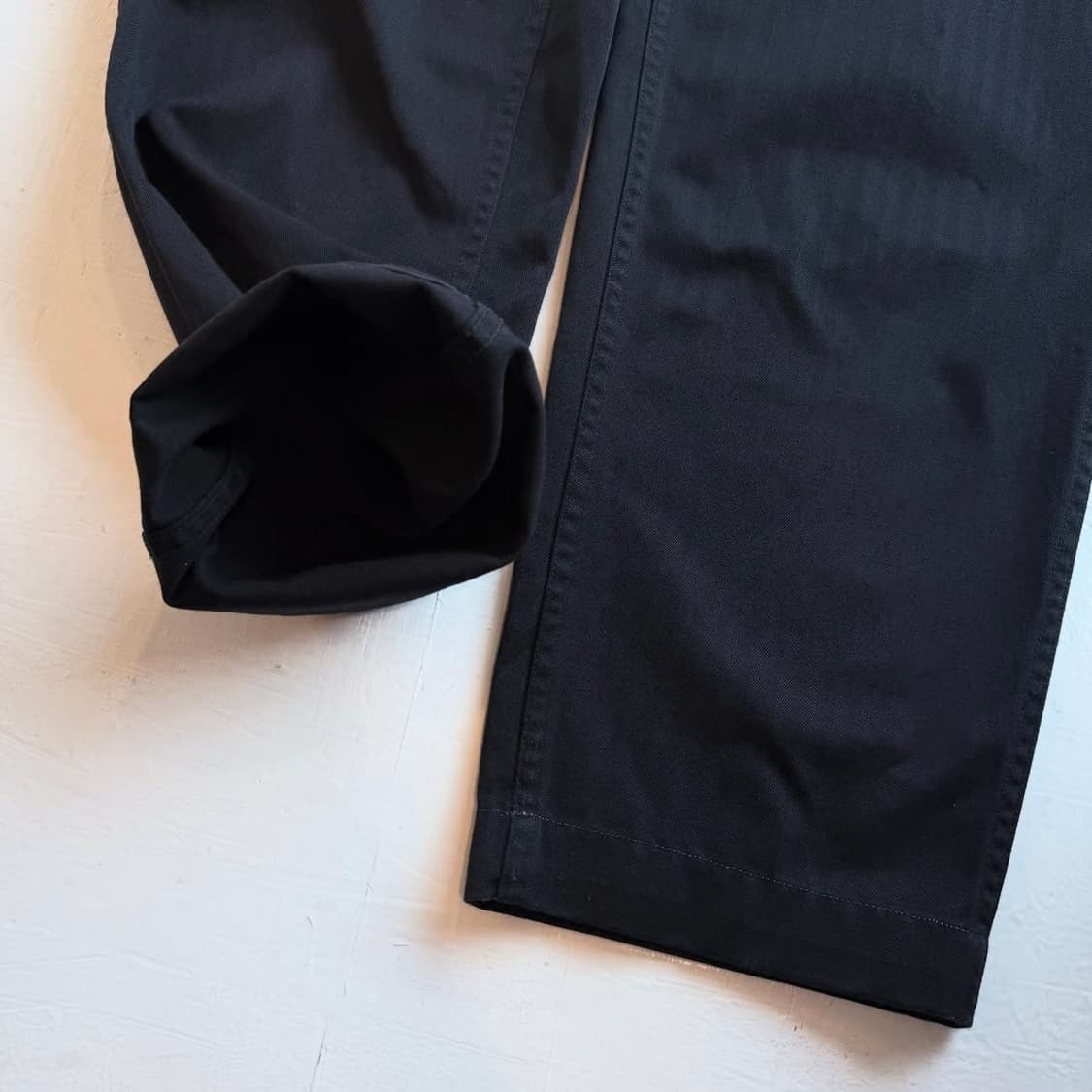 니들스 와이드 스트레이트 블랙 트라우저 상품이미지7