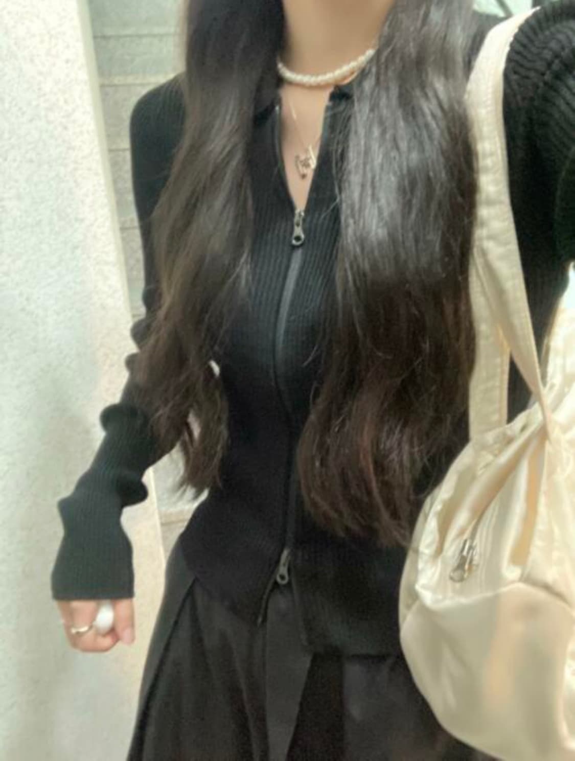 아모멘토 투웨이 집업 가디건 상품이미지5