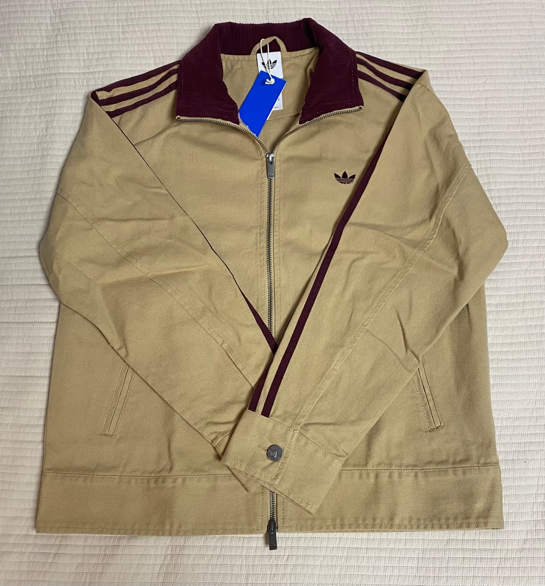 아디다스 트윌 파이어버드 자켓 리넨 카키 (w) L 상품이미지4