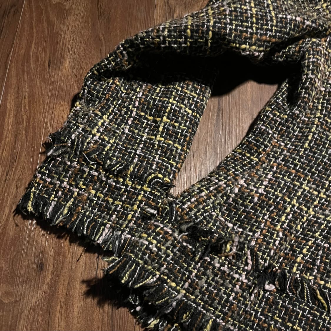 Japanese Vintage 래빗 퍼 그런지 자카드 퍼 자켓 상품이미지8