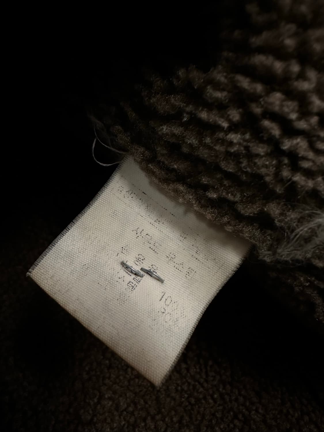 (100)빈티지 B-3타입 페이크 무스탕 딥 브라운 상품이미지8