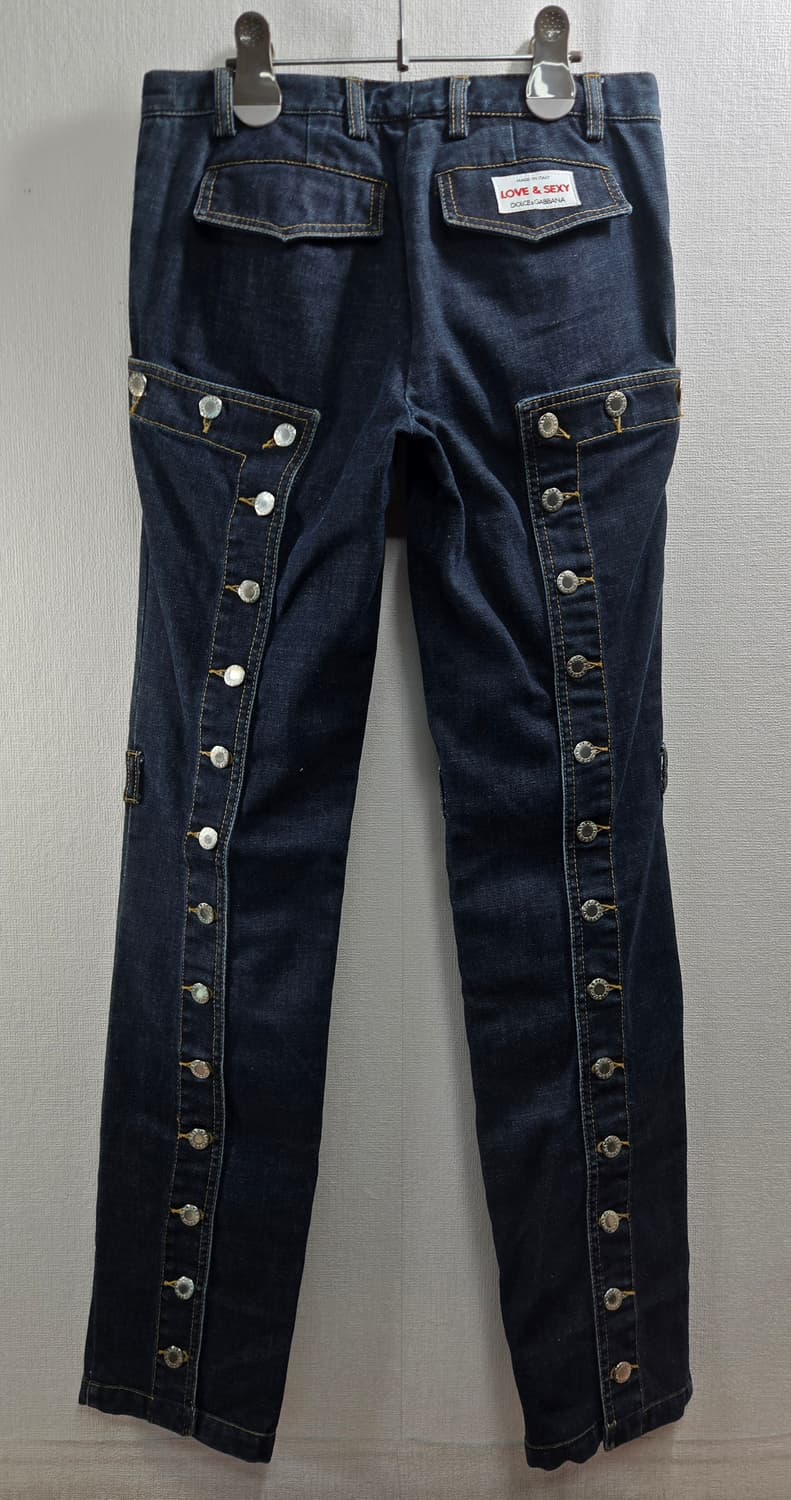 돌체앤가바나  정품 40싸이즈 희귀테그 본디지 데님 팬츠 상품이미지2