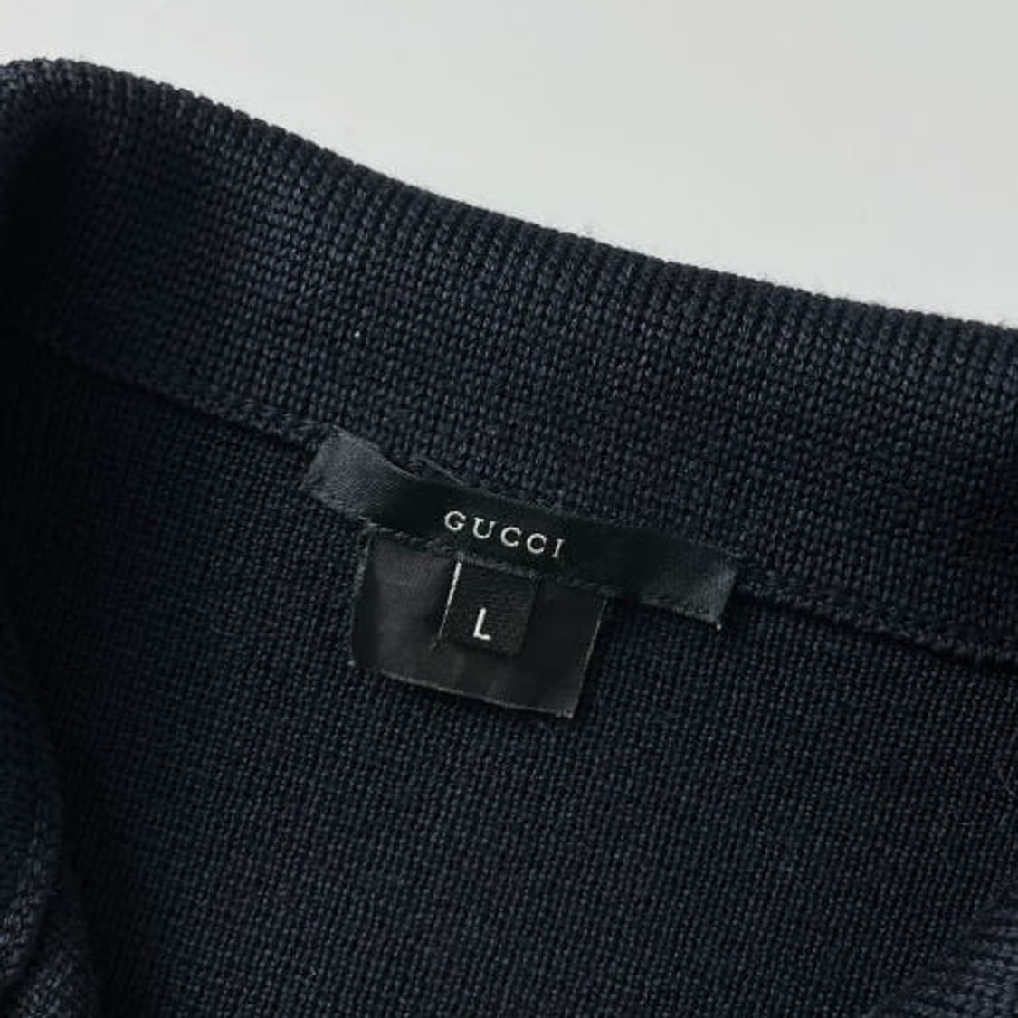 구찌 GUCCI 00s 투웨이 블루종 니트 자켓 PR1678 상품이미지8