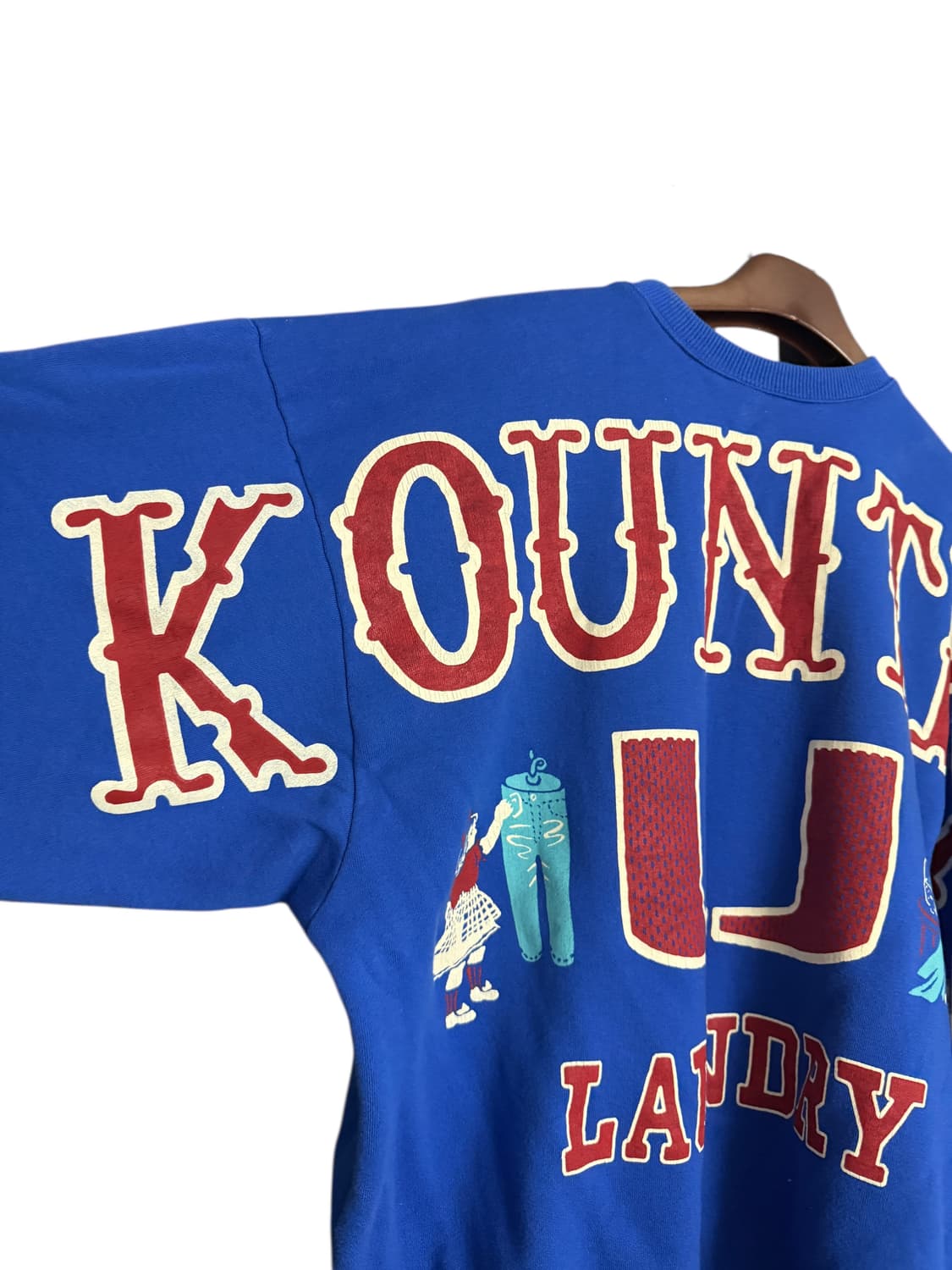 OS 캐피탈 kapital big kountry 크루넥 블루 상품이미지2