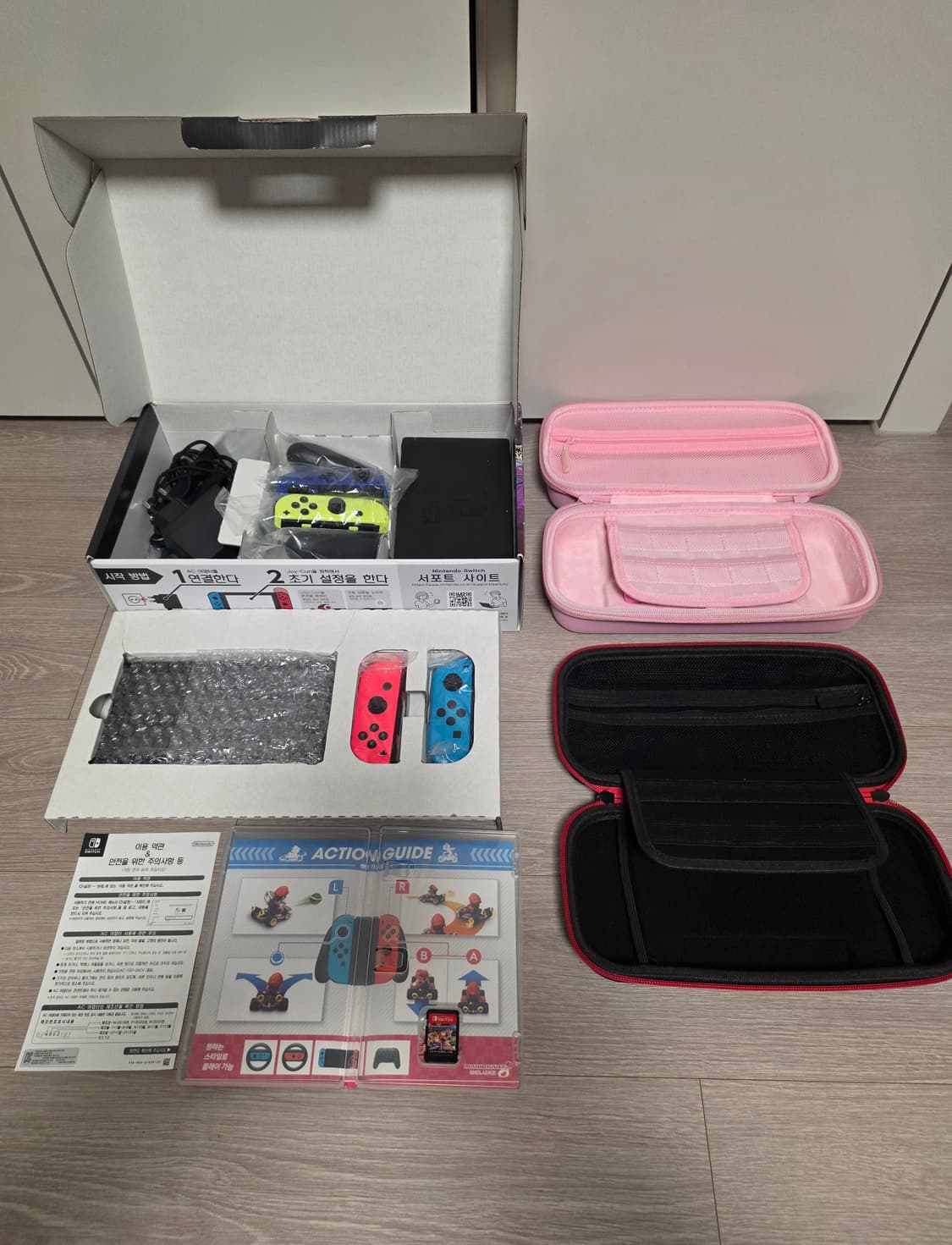 닌텐도 스위치 마리오카트 8 디럭스 세트 풀박스+마리오카트 칩+조이콘추가 상품이미지6