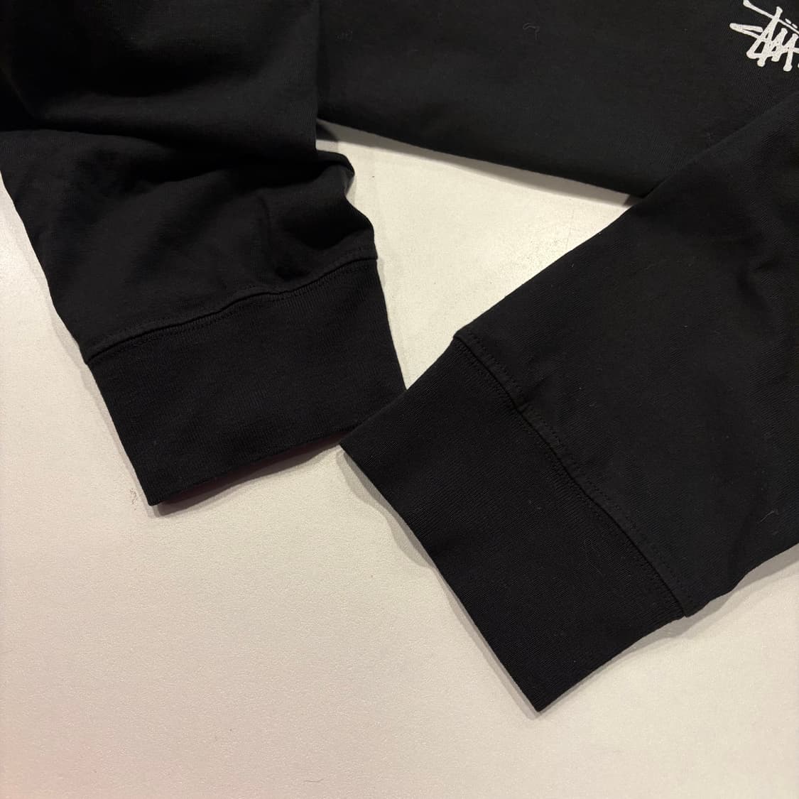 [XL] 스투시 베이직 빅로고 긴팔 티셔츠 롱슬리브 블랙 C872 상품이미지6