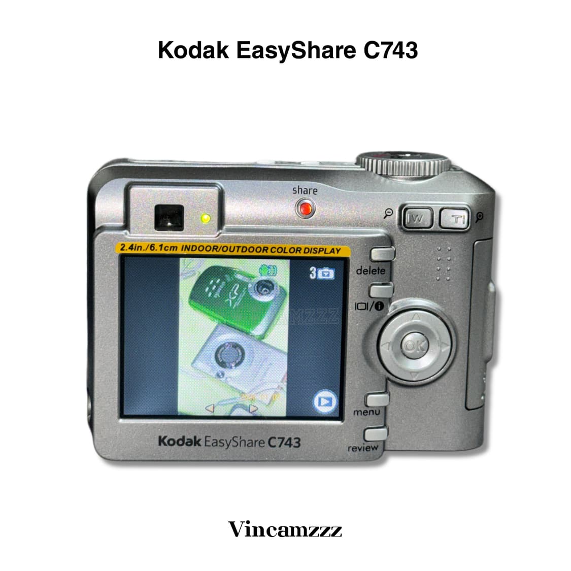 Kodak 코닥 EasyShare C743 디지털카메라 (한국어지원) 상품이미지7