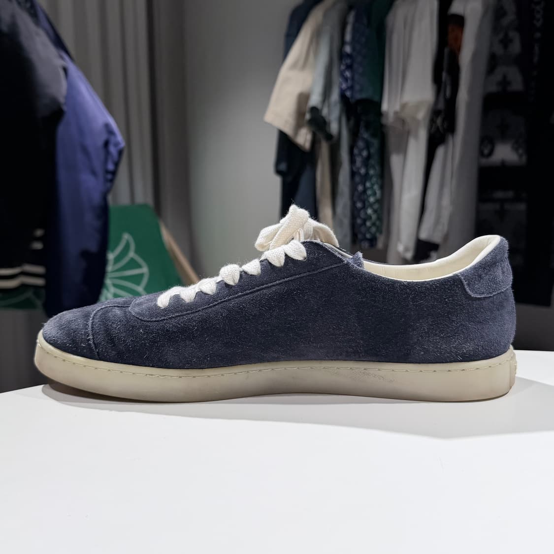 (A/9) / 프라다 레인 스웨이드 스니커즈 네이비 상품이미지6