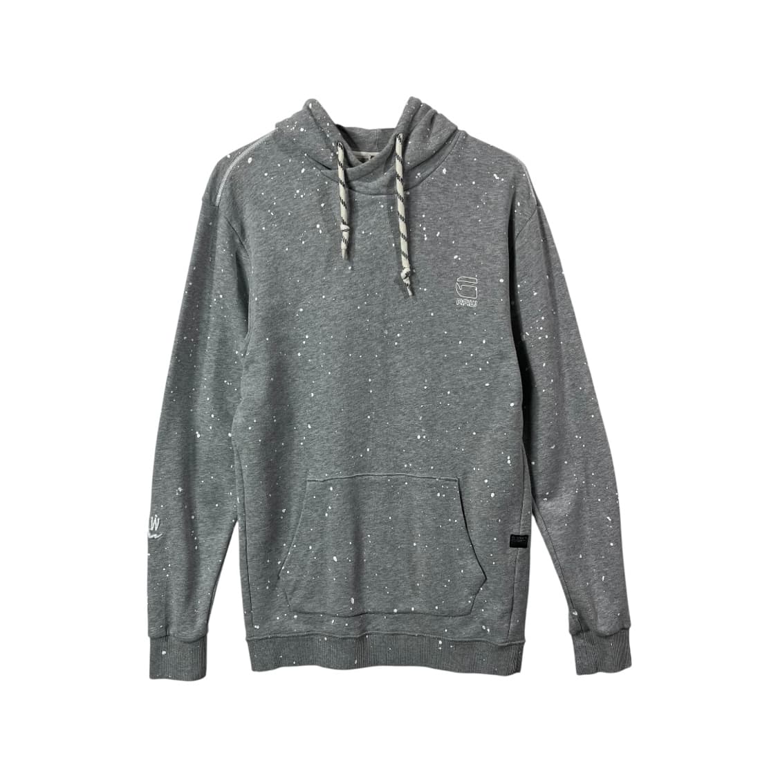 [G Star Raw] 지스타 로우 페인팅 후드티셔츠 상품이미지1